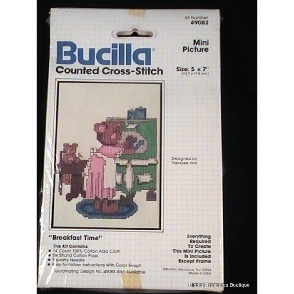"Breakfast Time" Needlepoint Kit by Bucilla #49082‎